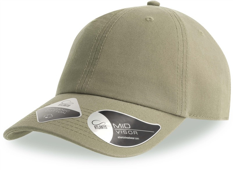 Atlantis Headwear Fraser 6 panelová kšiltovka 33.0104 khaki