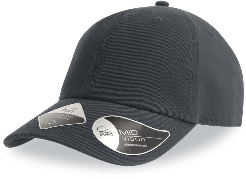 Atlantis Headwear Fraser 6 panelová kšiltovka 33.0104 dark grey