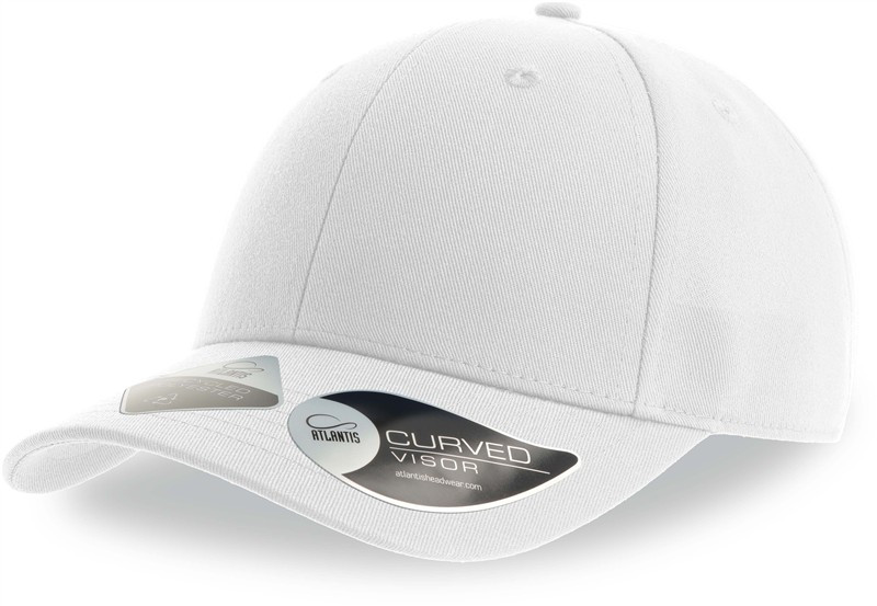 Atlantis Headwear Joshua 6 panelová baseballová kšiltovka 33.0109 white