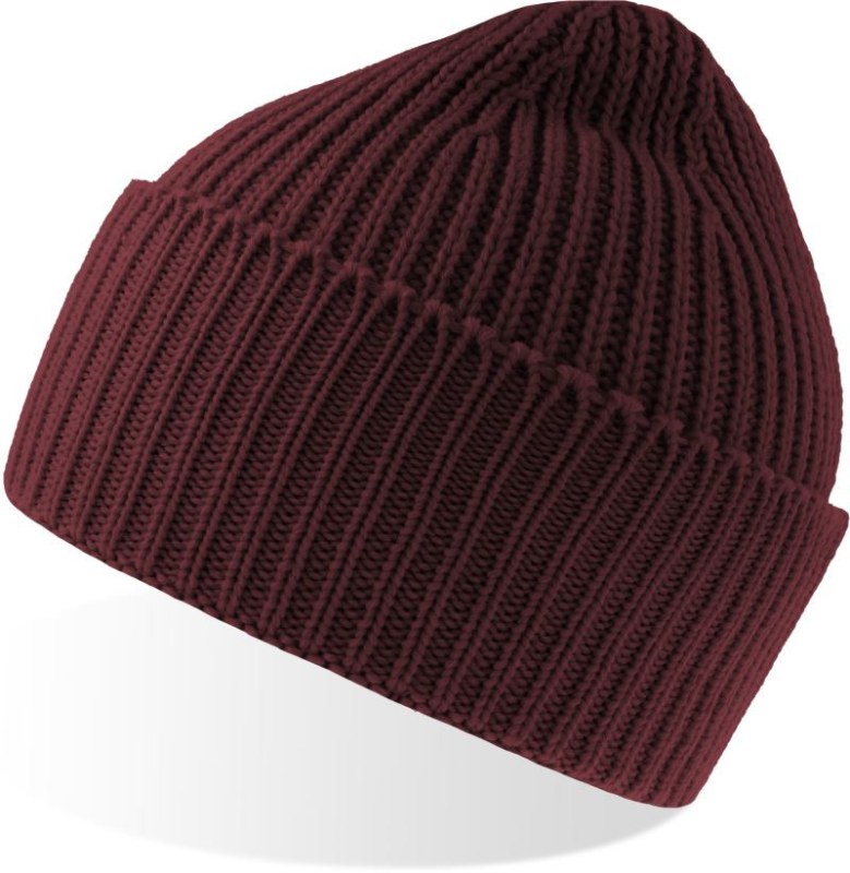 Atlantis Headwear Oak Pletená čepice "Oak" 33.0114 burgundy melange - Dámské oblečení doplňky klobouky a&nbsp;kšiltovky
