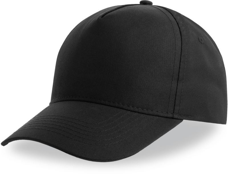 Atlantis Headwear Recy Five 5 panelová baseballová kšiltovka 33.0116 black