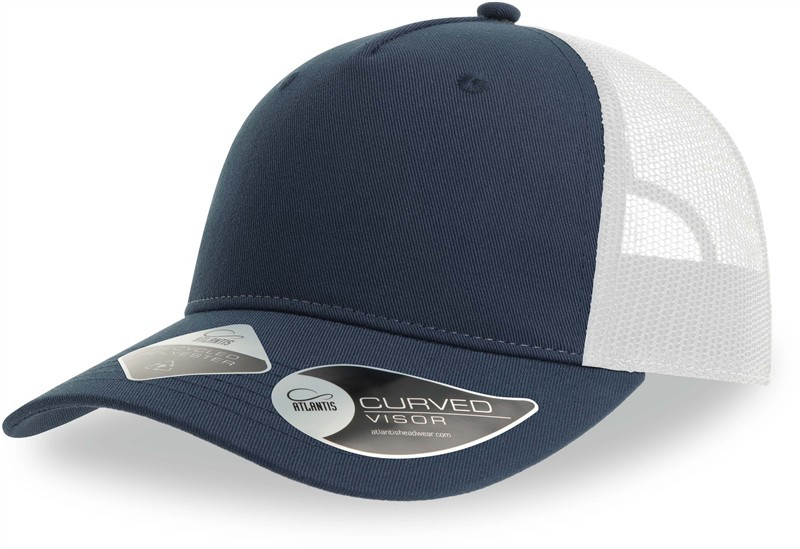 Atlantis Headwear Zion 5 panelová Trucker kšiltovka 33.0120 navy/white