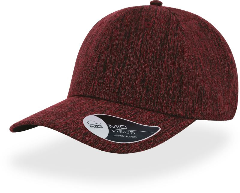 Atlantis Headwear Battle 6 panelová baseballová kšiltovka "Battle" 33.0134 red
