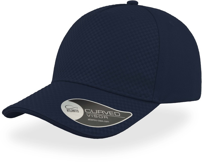 Atlantis Headwear Gear 5 panelová baseballová kšiltovka "Gear" 33.0165 navy - Dámské oblečení doplňky klobouky a&nbsp;kšiltovky