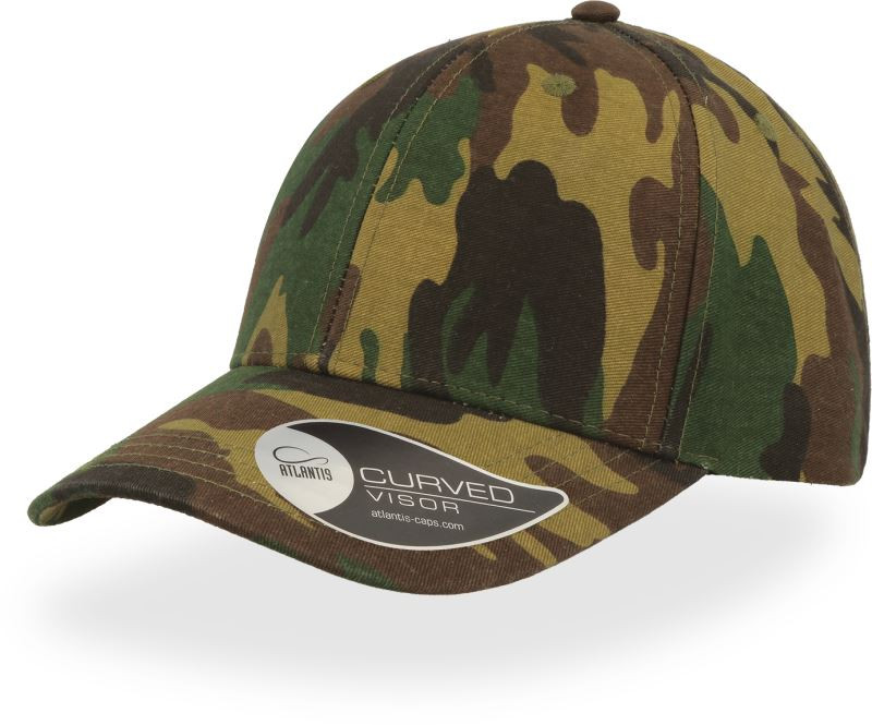 Atlantis Headwear Jolly 6 panelová baseballová kšiltovka "Jolly" 33.0173 camouflage