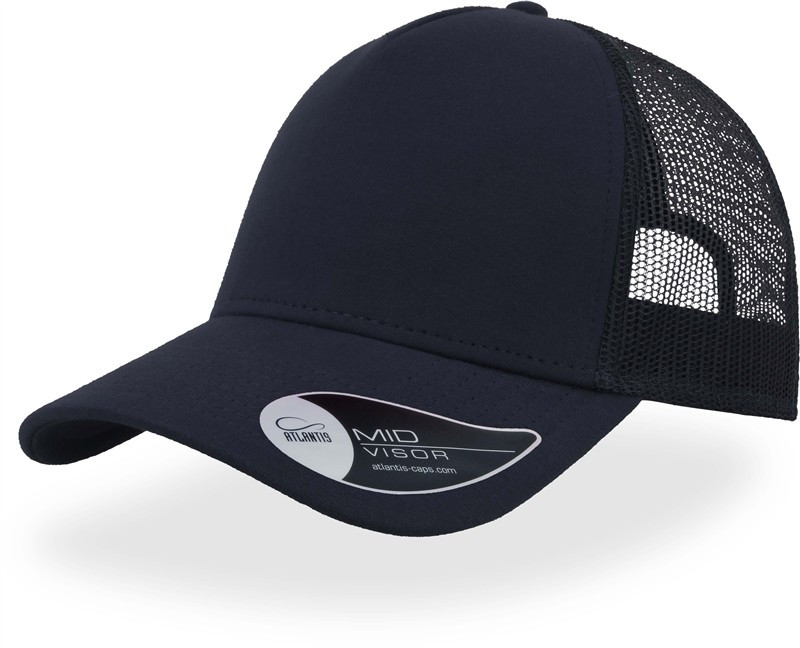Atlantis Headwear Rapper Jersey 5 panelová Trucker kšiltovka "Rapper Jersey" 33.0194 navy