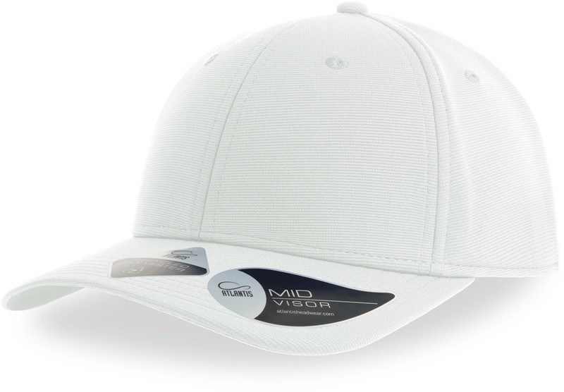 Atlantis Headwear Sand 6 panelová baseballová kšiltovka "Sand" 33.0200 white
