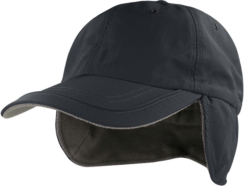 Atlantis Headwear Techno Flap-S 6 panelová kšiltovka s ochranou uší 33.0225 navy