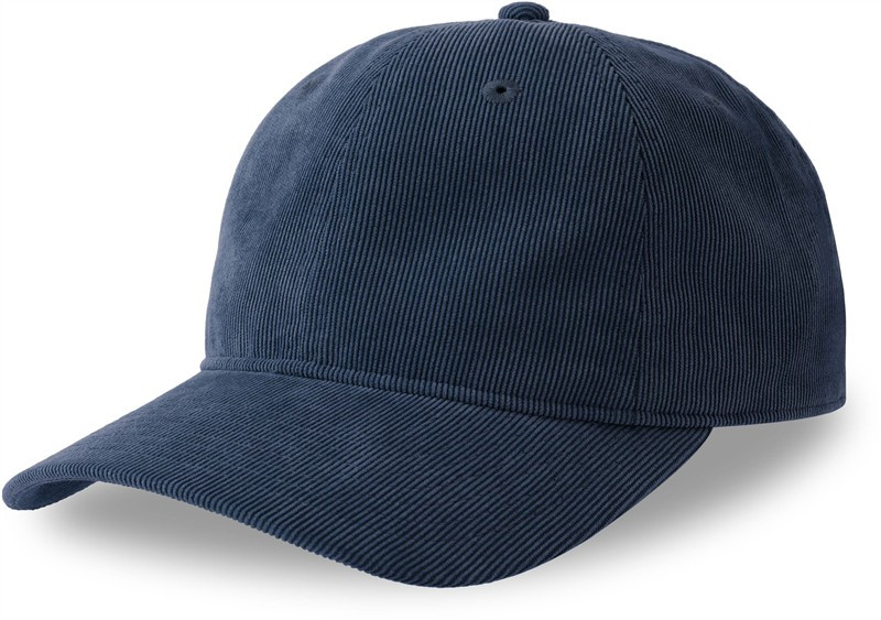 Atlantis Headwear Creep-S 6 panelová manšestrová kšiltovka 33.0227 navy
