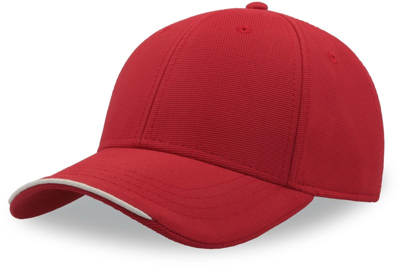 Atlantis Headwear Estoril-S 6 panelová kšiltovka 33.0230 red