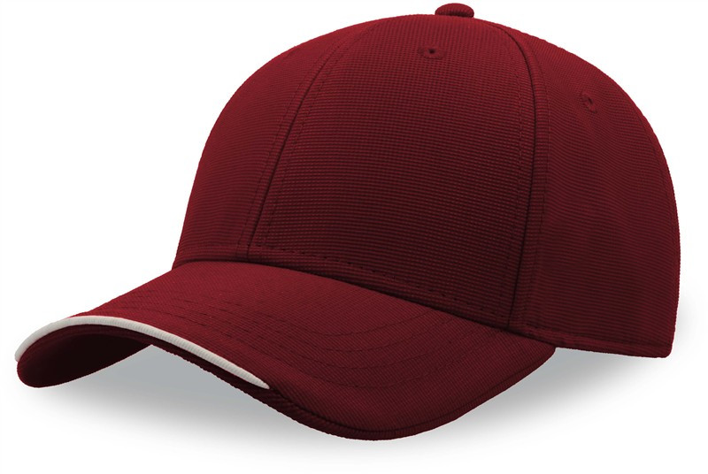 Atlantis Headwear Estoril-S 6 panelová kšiltovka 33.0230 burgundy - Dámské oblečení doplňky klobouky a&nbsp;kšiltovky
