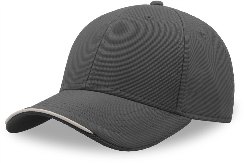 Atlantis Headwear Estoril-S 6 panelová kšiltovka 33.0230 dark grey