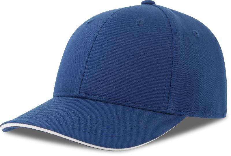 Atlantis Headwear Liberty Sandwich-S 6 panelová baseballová kšiltovka 33.0251 royal/white