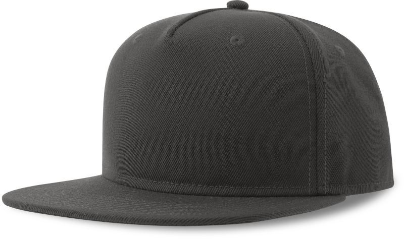 Atlantis Headwear Snap Five-S 5 panelová baseballová kšiltovka 33.0256 dark grey