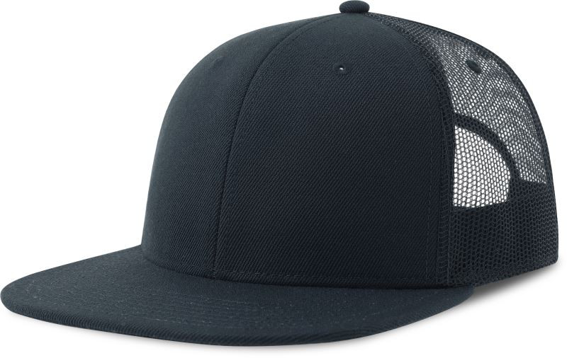 Atlantis Headwear Snap Mesh-S 6 panelová Trucker kšiltovka 33.0257 navy/navy