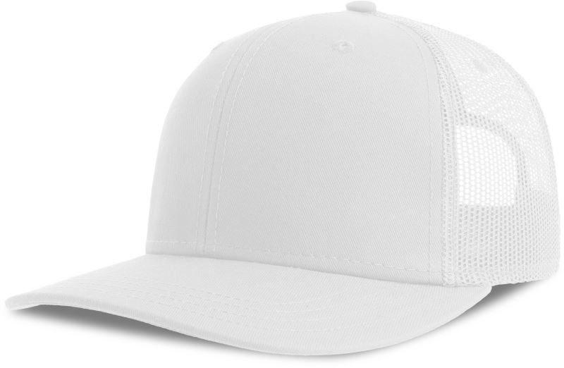 Atlantis Headwear Sonic-S 6 panelová Trucker kšiltovka 33.0259 white/white