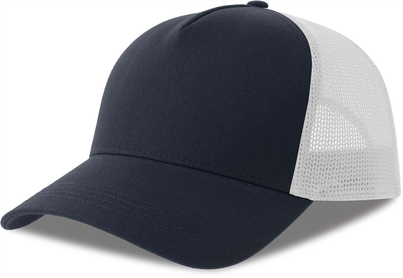 Atlantis Headwear Rapper Cotton-S 5 panelová Trucker kšiltovka 33.0260 navy/white