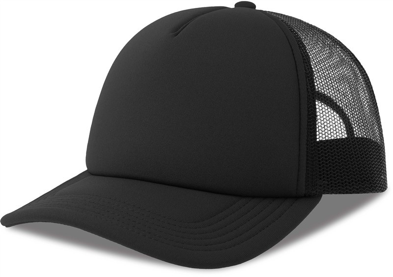 Atlantis Headwear Rapper-S 5 panelová Trucker kšiltovka 33.0262 black/black - Dámské oblečení doplňky klobouky a&nbsp;kšiltovky