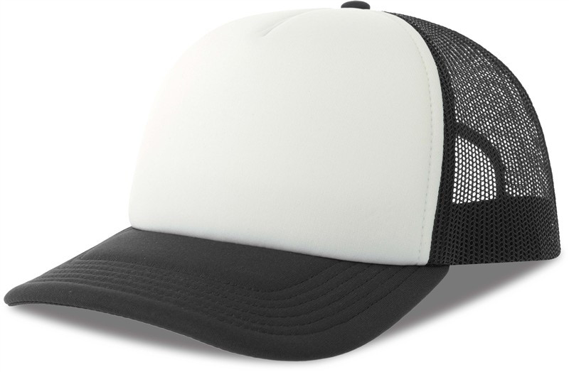 Atlantis Headwear Rapper-S 5 panelová Trucker kšiltovka 33.0262 white/black