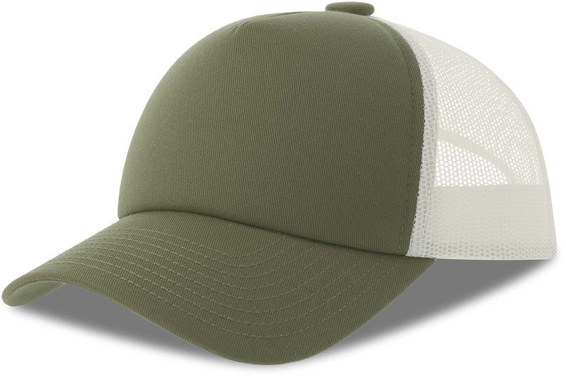 Atlantis Headwear Record-S 5 panelová Trucker kšiltovka 33.0263 olive