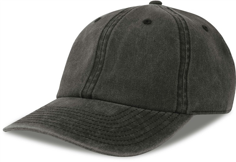 Atlantis Headwear Digg-S 6 panelová vintage kšiltovka 33.0265 black - Dámské oblečení doplňky klobouky a&nbsp;kšiltovky