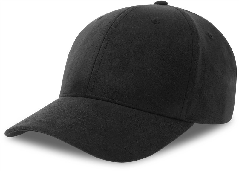 Atlantis Headwear Fam-S 6 Panelová čepice semišového vzhledu 33.0271 black