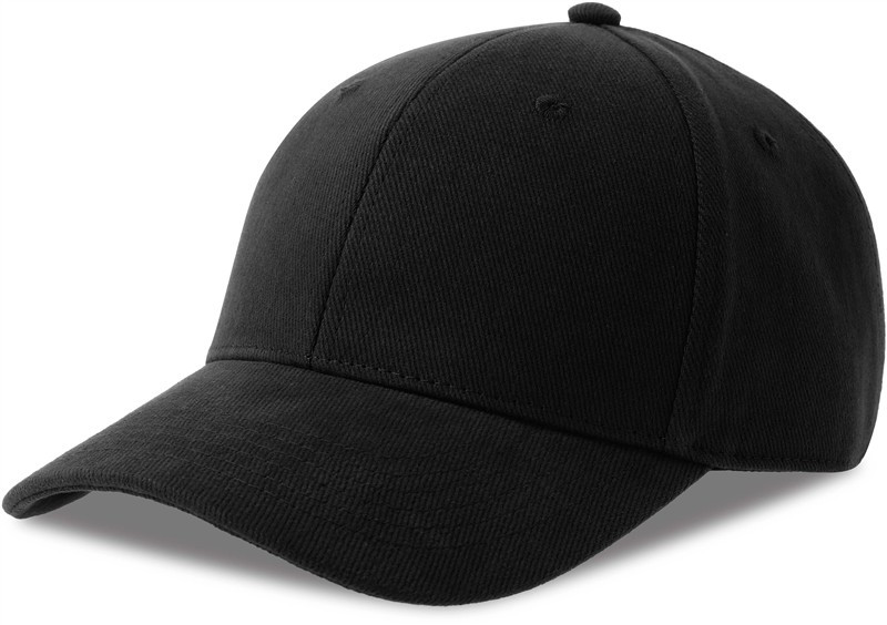 Atlantis Headwear Pilot-S 6 panelová kšiltovka z těžké bavlny 33.0273 black