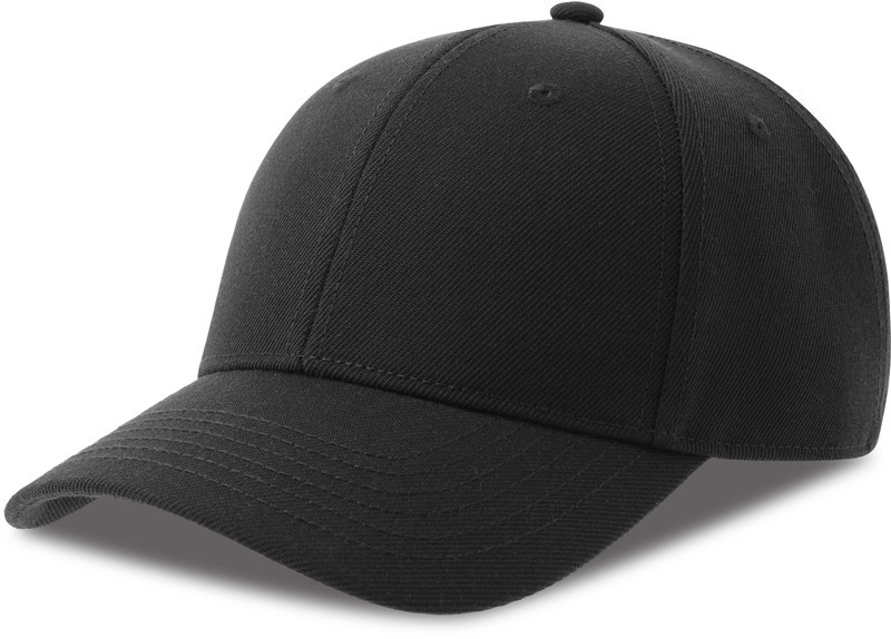 Atlantis Headwear Champion-S 6 panelová baseballová kšiltovka 33.0276 black - Dámské oblečení doplňky klobouky a&nbsp;kšiltovky
