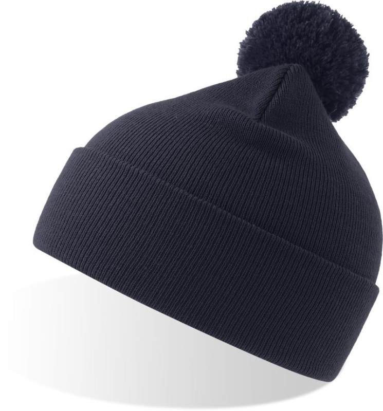 Atlantis Headwear Wind-S Pompom Pletená čepice s bambulí 33.0294 navy