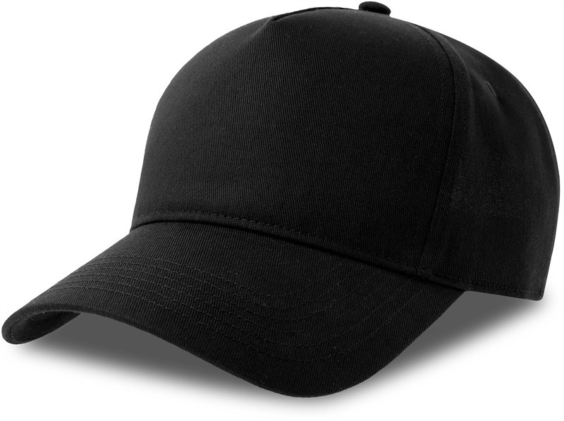 Atlantis Headwear Egon 5 panelová baseballová kšiltovka 33.0296 black