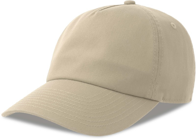 Atlantis Headwear Dad Hat-S Five 5 panelová baseballová kšiltovka 33.0297 stone