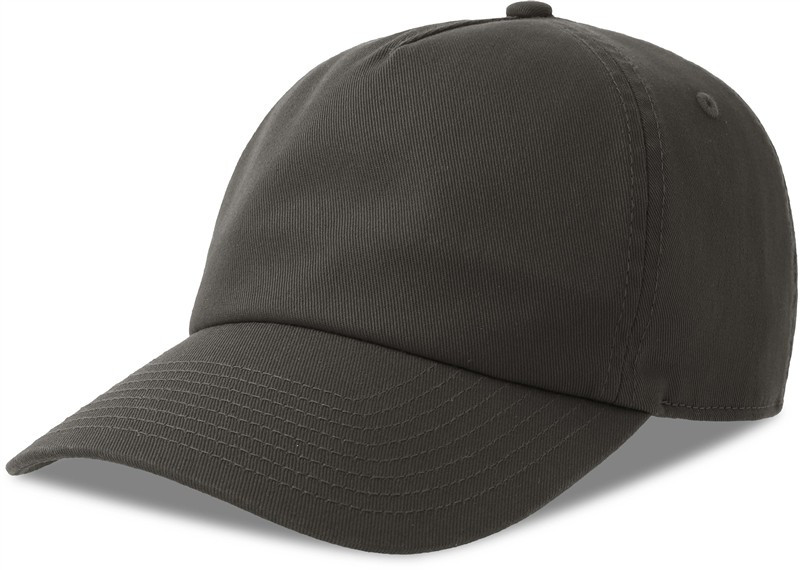 Atlantis Headwear Dad Hat-S Five 5 panelová baseballová kšiltovka 33.0297 dark grey - Dámské oblečení doplňky klobouky a&nbsp;kšiltovky