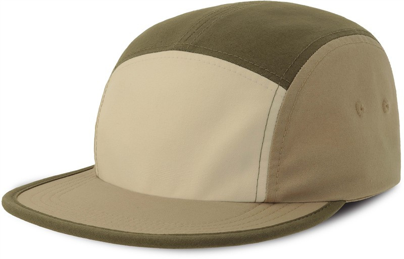 Atlantis Headwear Darwin 5 panelová kšiltovka 33.0300 off white/olive/khaki