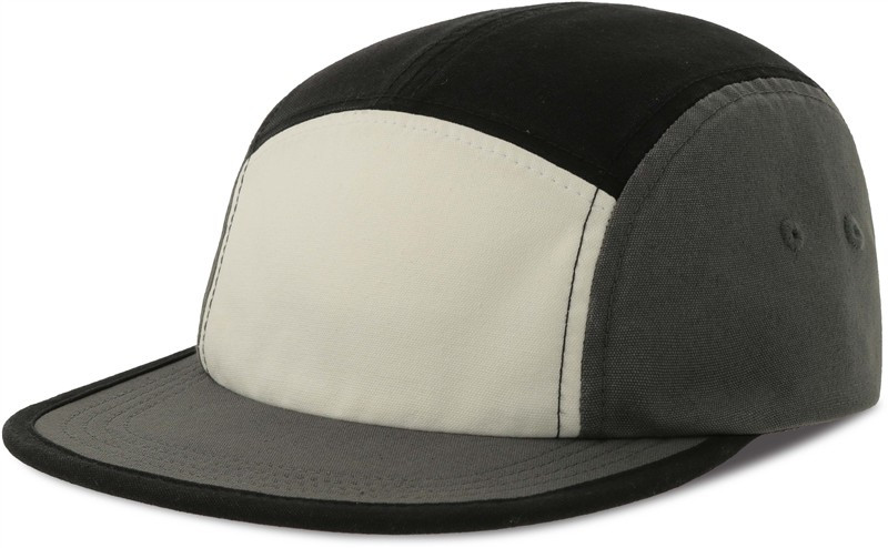 Atlantis Headwear Darwin 5 panelová kšiltovka 33.0300 white/black/dark grey