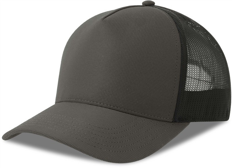 Atlantis Headwear Dempo 5 panelová Trucker kšiltovka 33.0302 dark grey/black - Dámské oblečení doplňky klobouky a&nbsp;kšiltovky
