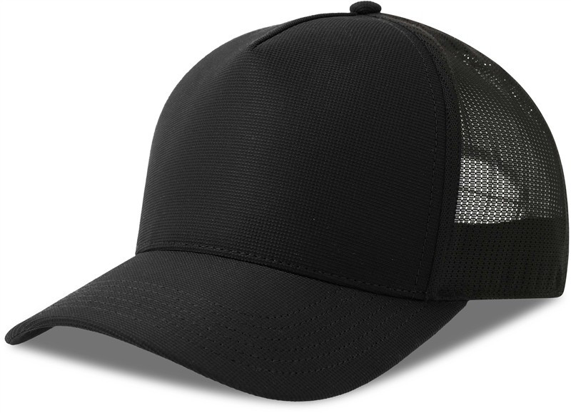 Atlantis Headwear Dempo 5 panelová Trucker kšiltovka 33.0302 black/black - Dámské oblečení doplňky klobouky a&nbsp;kšiltovky