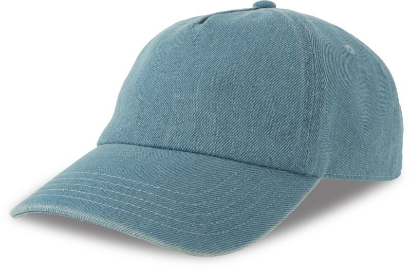 Atlantis Headwear Iraya 5 Panelová denim kšiltovka 33.0304 light denim