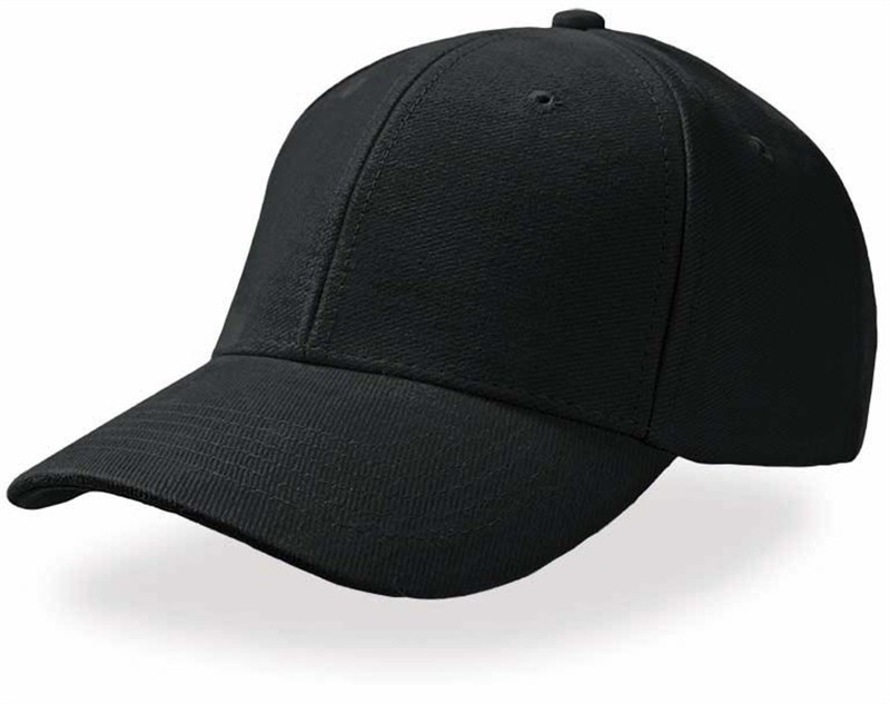Atlantis Headwear Pilot 6 panelová kšiltovka z bavlněného twillu 33.0501 black