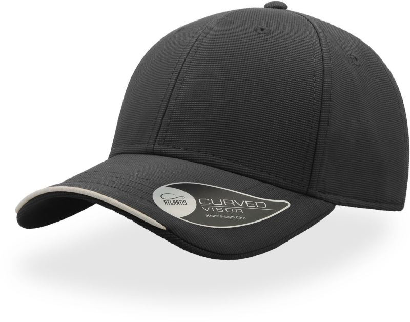 Atlantis Headwear Estoril 6 panelová baseballová kšiltovka "Estoril" 33.2040 dark grey