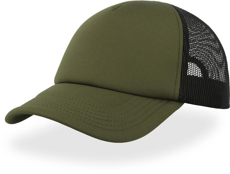 Atlantis Headwear Rapper 5 panelová síťovaná kšiltovka 33.2070 olive/black