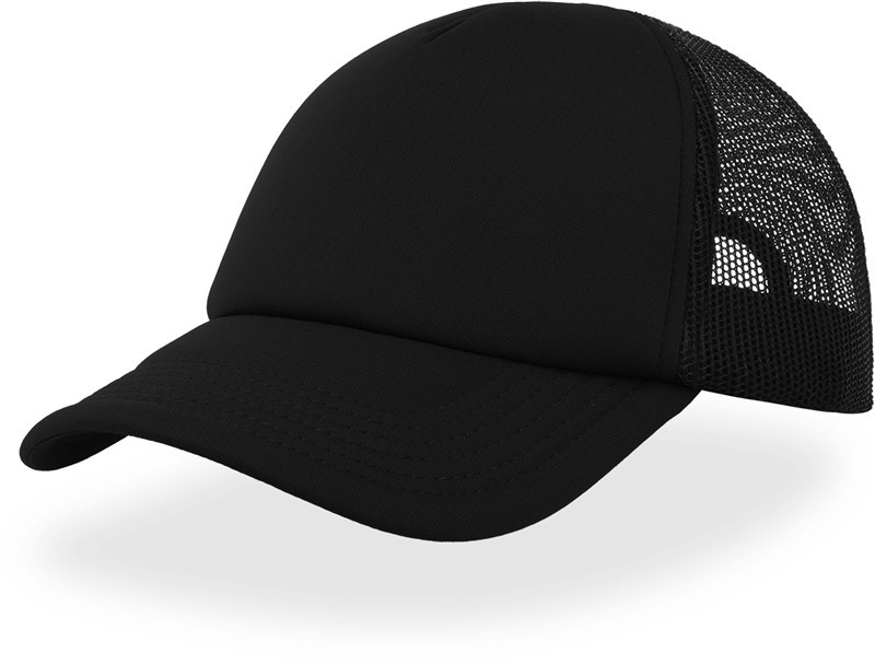 Atlantis Headwear Rapper 5 panelová síťovaná kšiltovka 33.2070 black/black - Dámské oblečení doplňky klobouky a&nbsp;kšiltovky