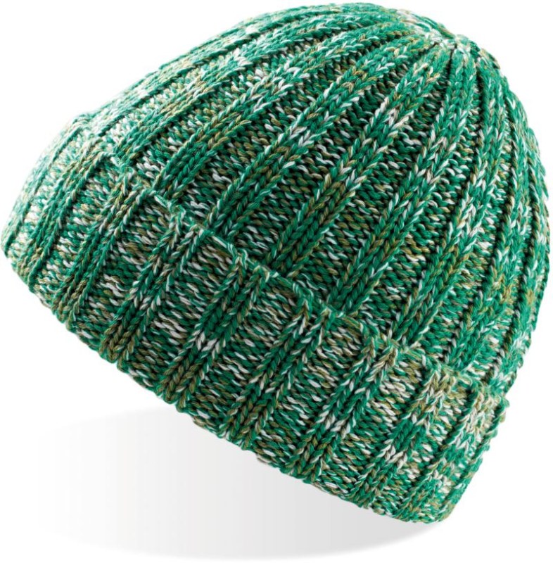 Atlantis Headwear Harlem Melírovaná pletená čepice 33.4060 green