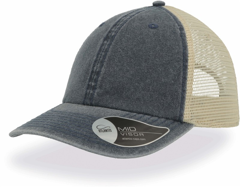 Atlantis Headwear Case 6 panelová Trucker kšiltovka 33.5070 navy