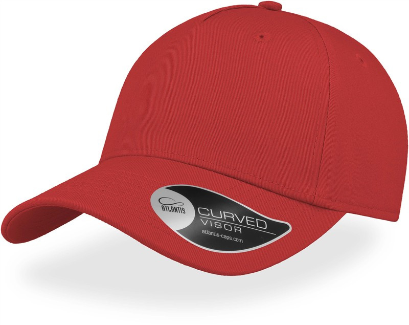 Atlantis Headwear Shot 5 panelová kšiltovka "Shot" 33.7000 red