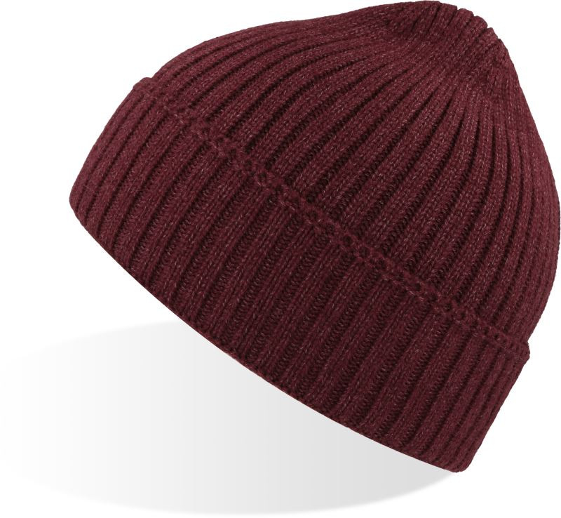 Atlantis Headwear Viral Pletená čepice "Viral" 33.7040 burgundy melange - Dámské oblečení doplňky klobouky a&nbsp;kšiltovky