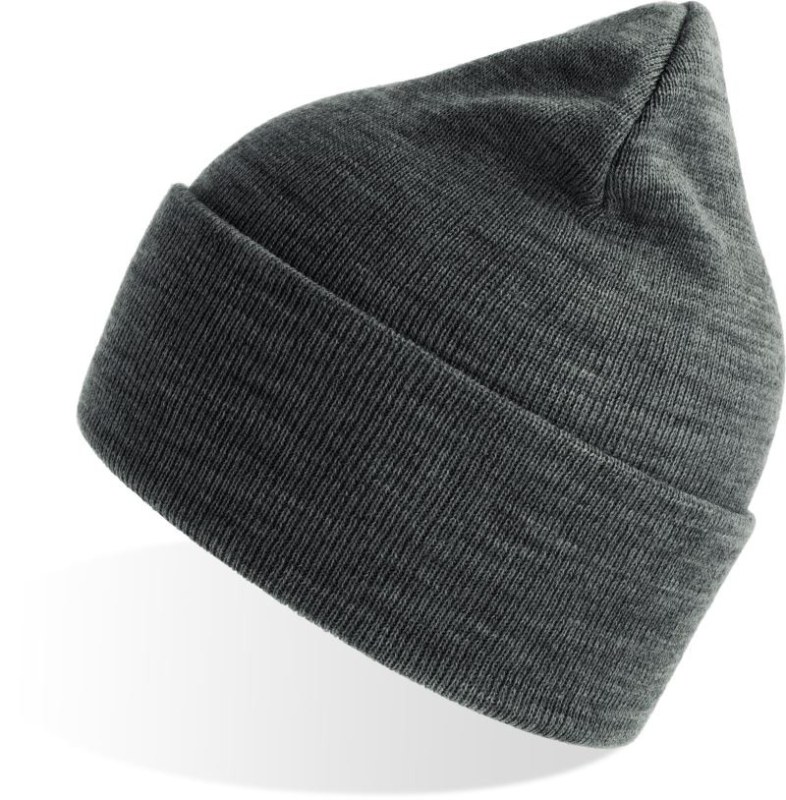 Atlantis Headwear Pure Pletená čepice "Pure" 33.8000 dark grey melange - Dámské oblečení doplňky klobouky a&nbsp;kšiltovky