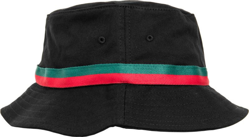 Flexfit 5003S Klobouk "Stripe" 55.003S black/fire red/green