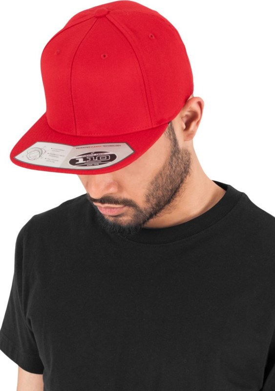 Flexfit 110 6 panelová kšiltovka "Fitted Snapback" 55.0110 red