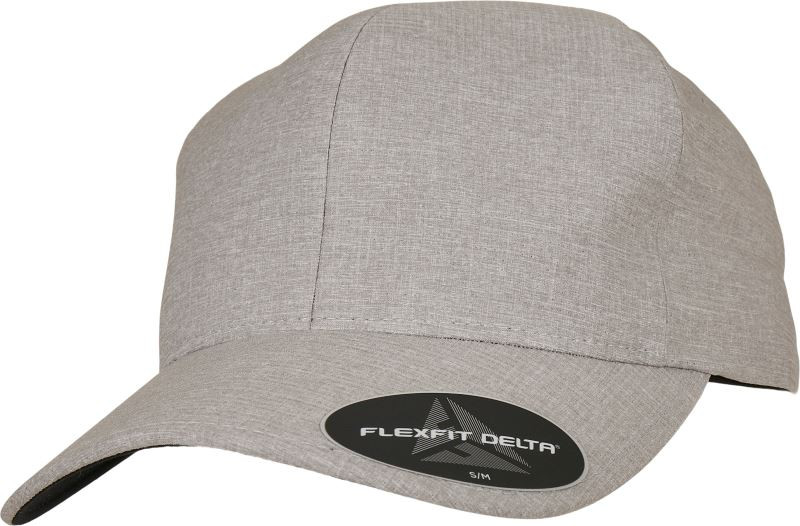 Flexfit 180 6 panelová kšiltovka "Delta" 55.0180 silver melange - Dámské oblečení doplňky klobouky a&nbsp;kšiltovky
