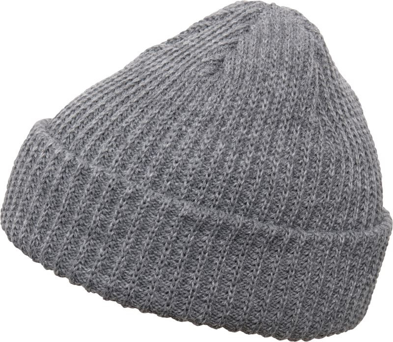Flexfit 1502RB Žebrovaná pletená čepice 55.02RB heather grey